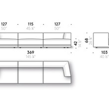 Alberese Modular Sofa by DePadova gallery detail image