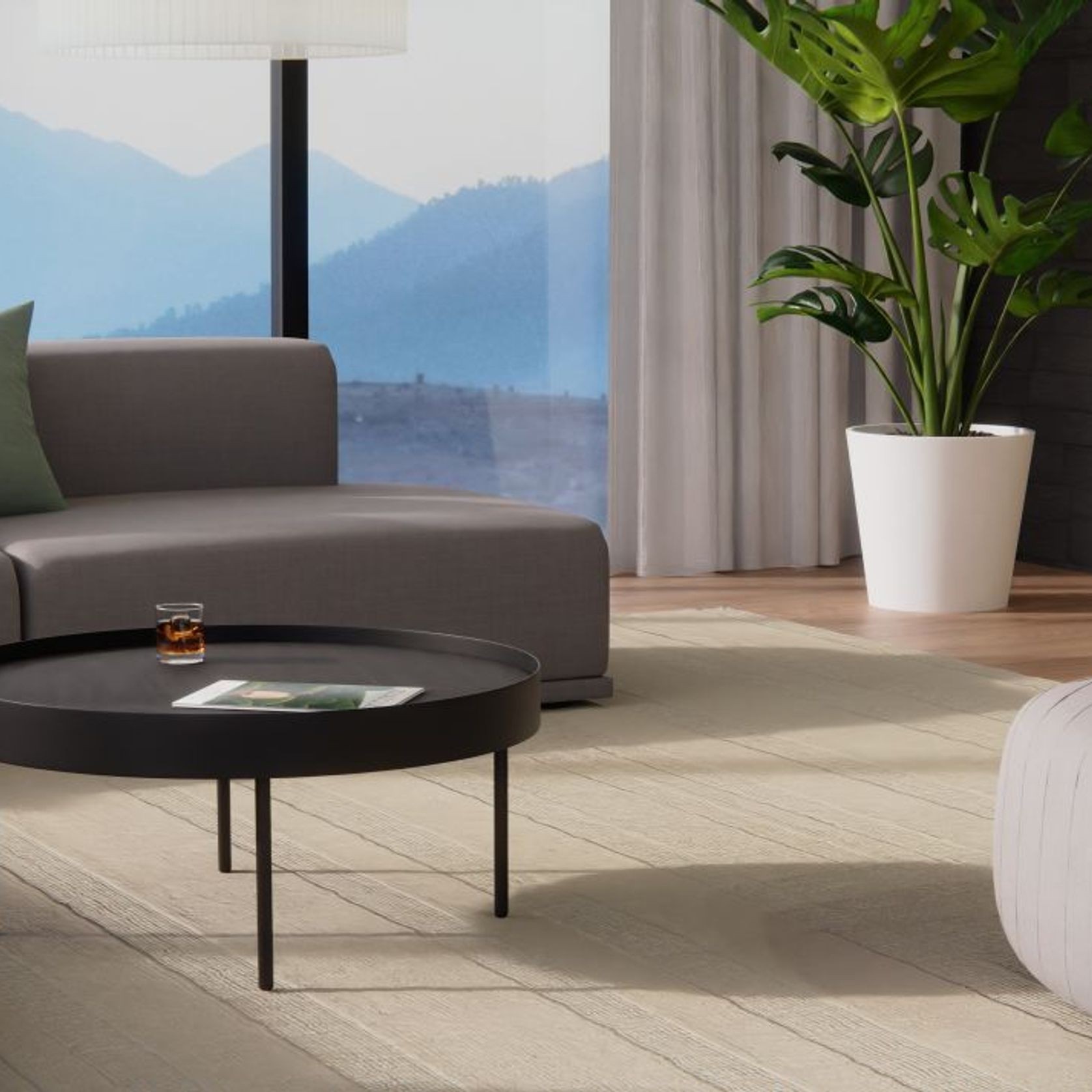 Tao Table - Large -  Black gallery detail image