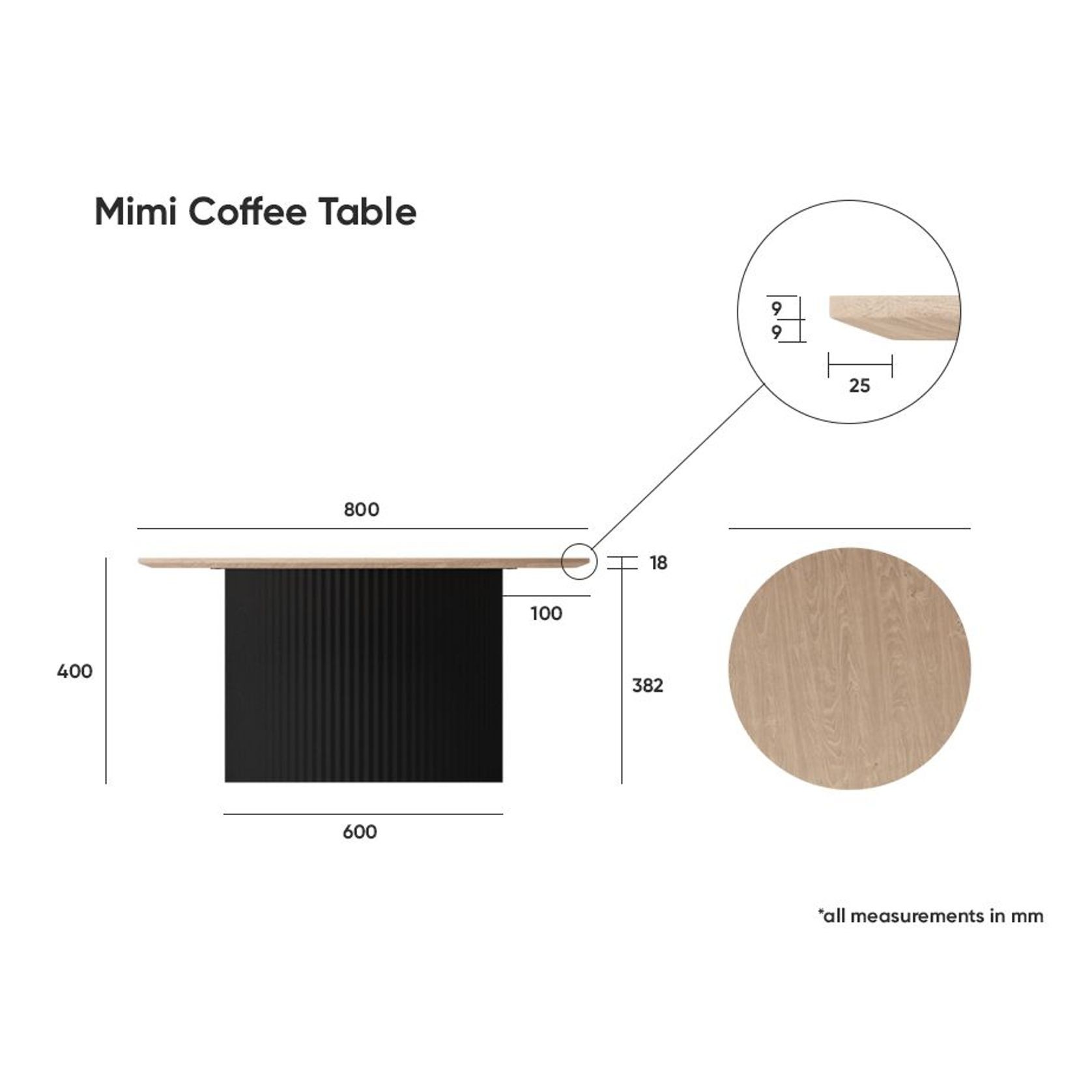 Mimi Coffee Table -  Natural gallery detail image