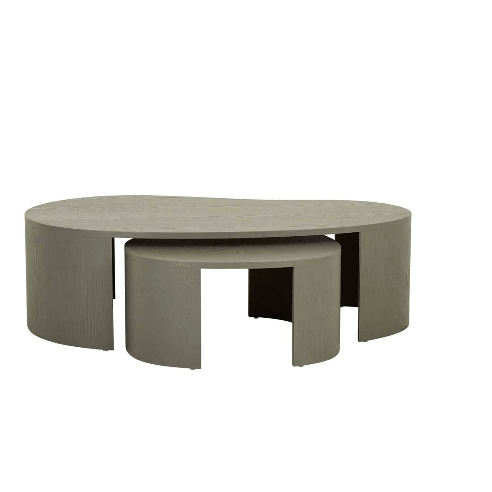 Oberon Curve Nest of 2 Coffee Tables gallery detail image
