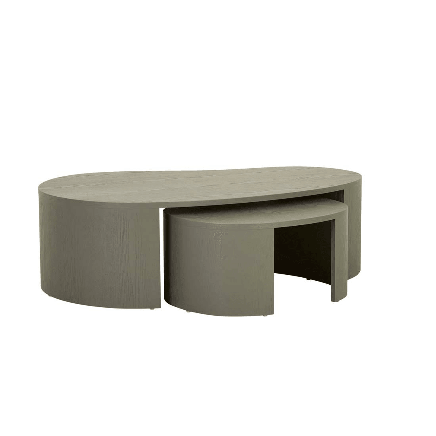 Oberon Curve Nest of 2 Coffee Tables gallery detail image