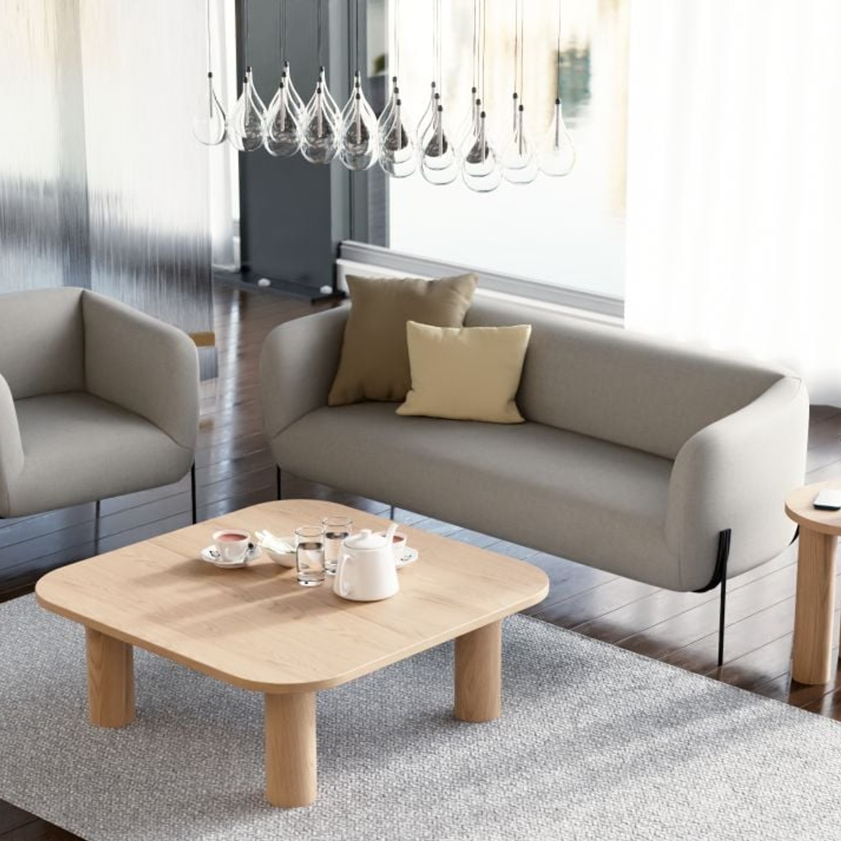 Orbix Square Coffee Table gallery detail image