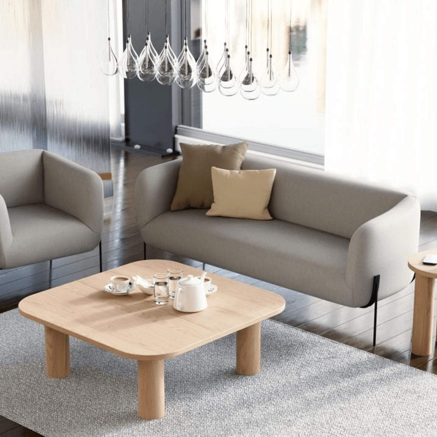 Orbix Square Coffee Table gallery detail image