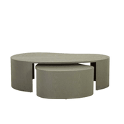 Oberon Curve Nest of 2 Coffee Tables gallery detail image