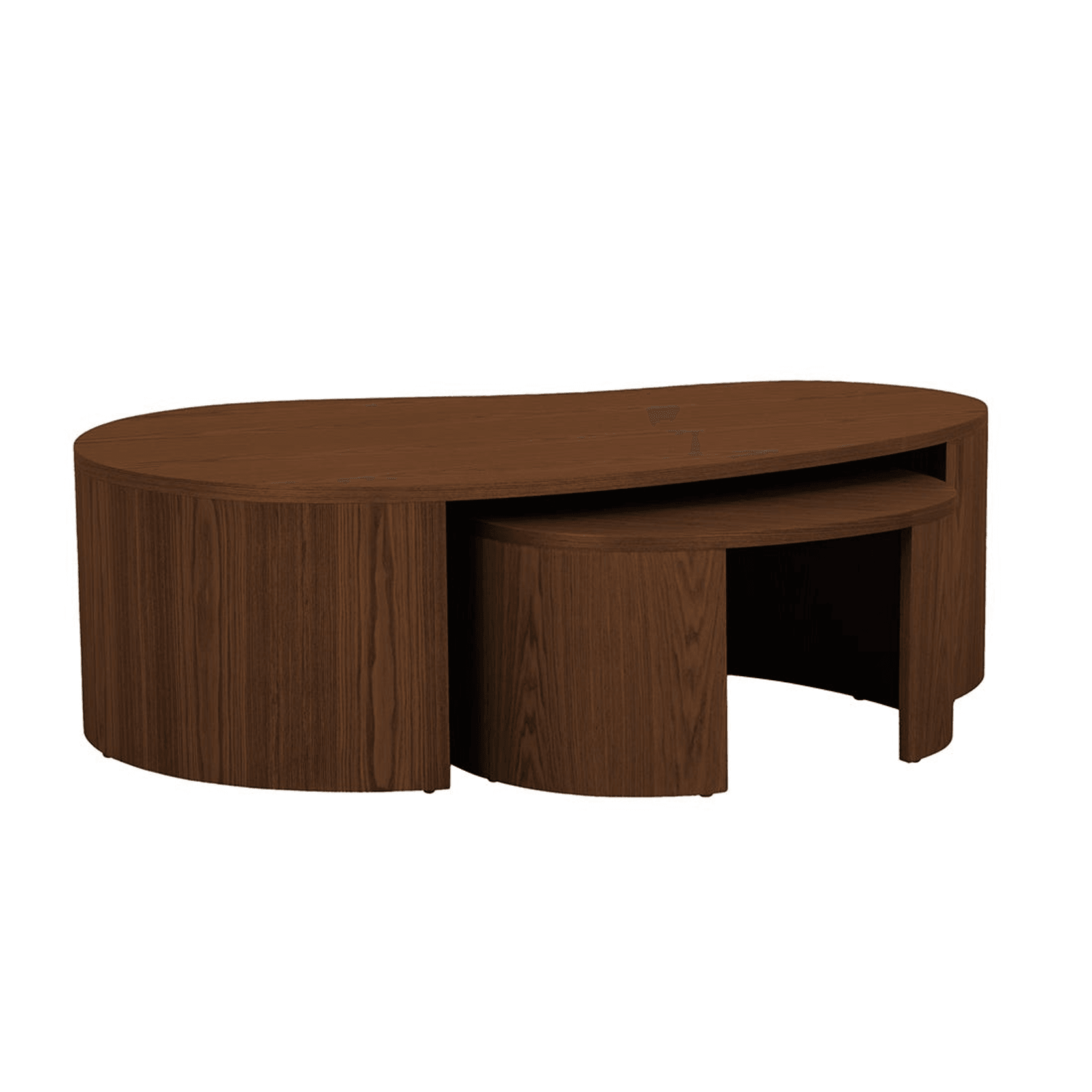 Oberon Curve Nest of 2 Coffee Tables gallery detail image