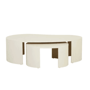 Oberon Curve Nest of 2 Coffee Tables gallery detail image