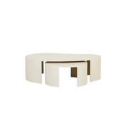 Oberon Curve Nest of 2 Coffee Tables gallery detail image