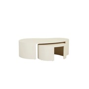 Oberon Curve Nest of 2 Coffee Tables gallery detail image