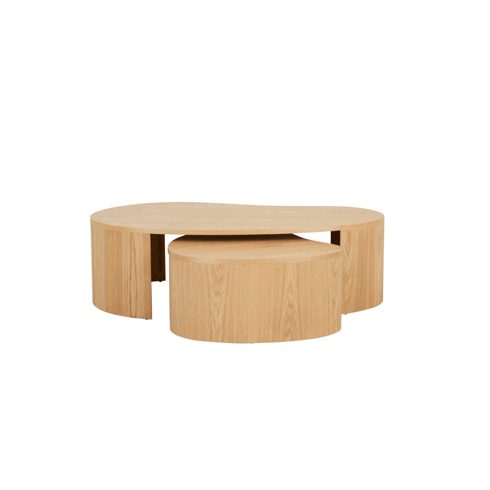 Oberon Curve Nest of 2 Coffee Tables gallery detail image