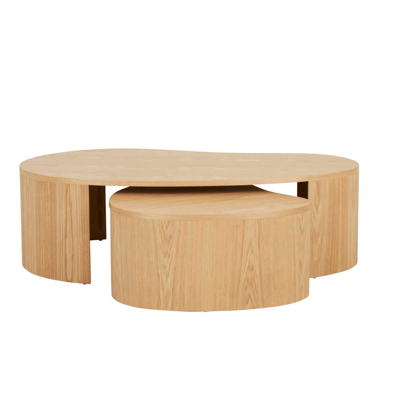 Oberon Curve Nest of 2 Coffee Tables gallery detail image
