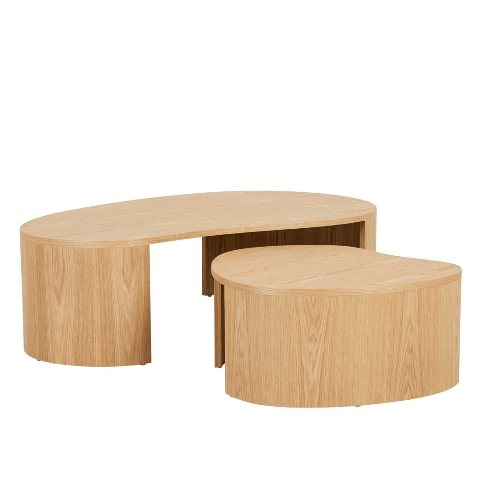 Oberon Curve Nest of 2 Coffee Tables gallery detail image