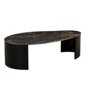 Oberon Curve Marble Coffee Table gallery detail image