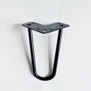 Black 200mm Hairpin Table Legs (Set of 4) gallery detail image
