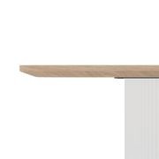 Mimi Coffee Table - White - Natural gallery detail image
