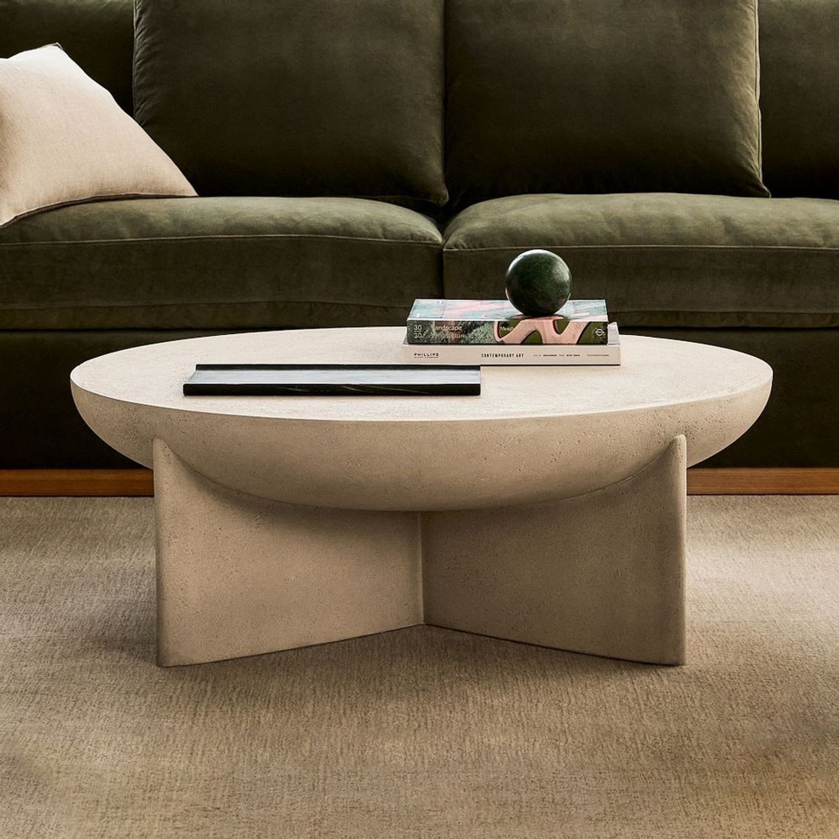 Monti Lava Stone Coffee Table gallery detail image