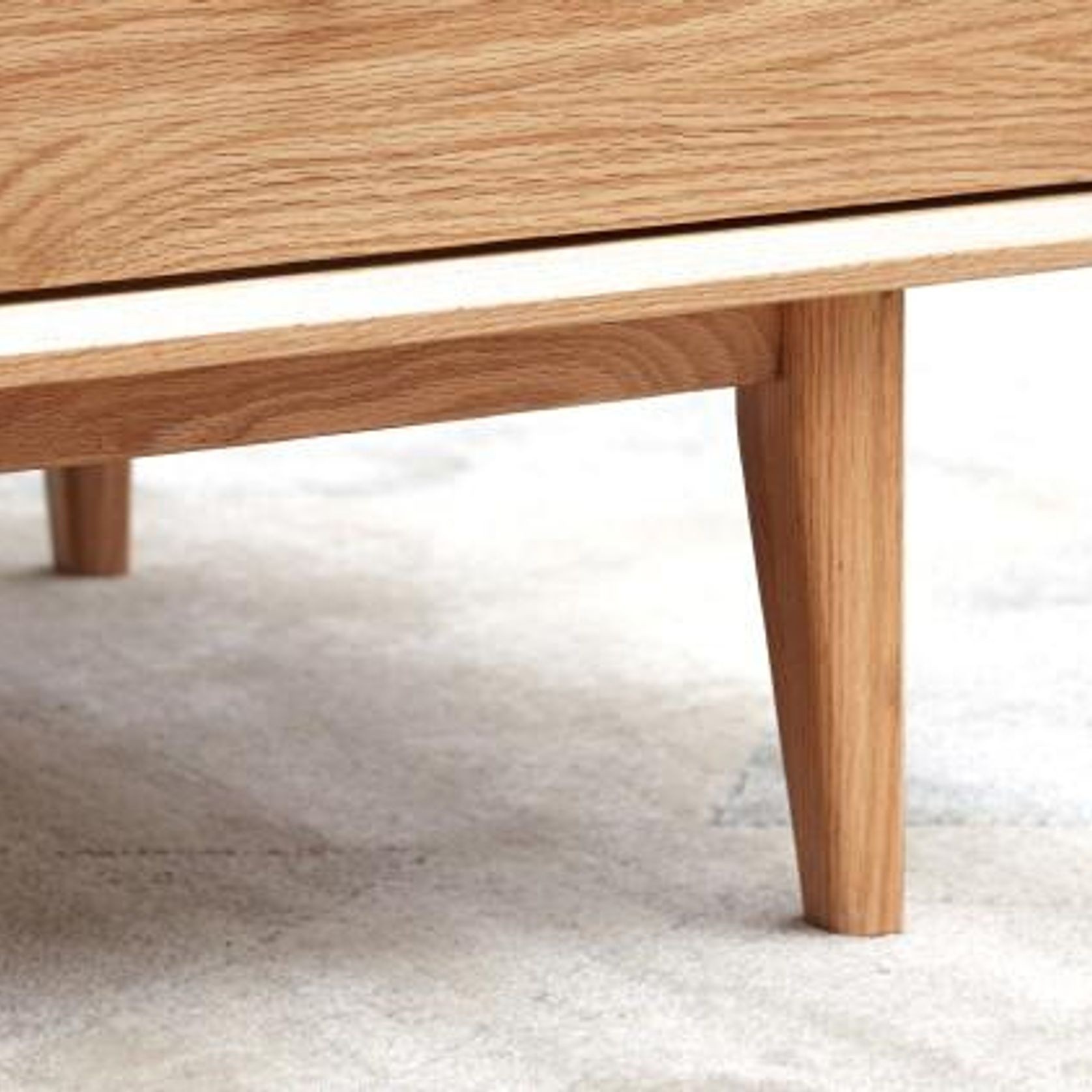 Oslo Natural Solid Oak Coffee Table Design 1 gallery detail image