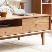 Oslo Natural Solid Oak Coffee Table Design 1 gallery detail image