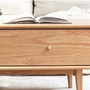 Oslo Natural Solid Oak Coffee Table Design 1 gallery detail image