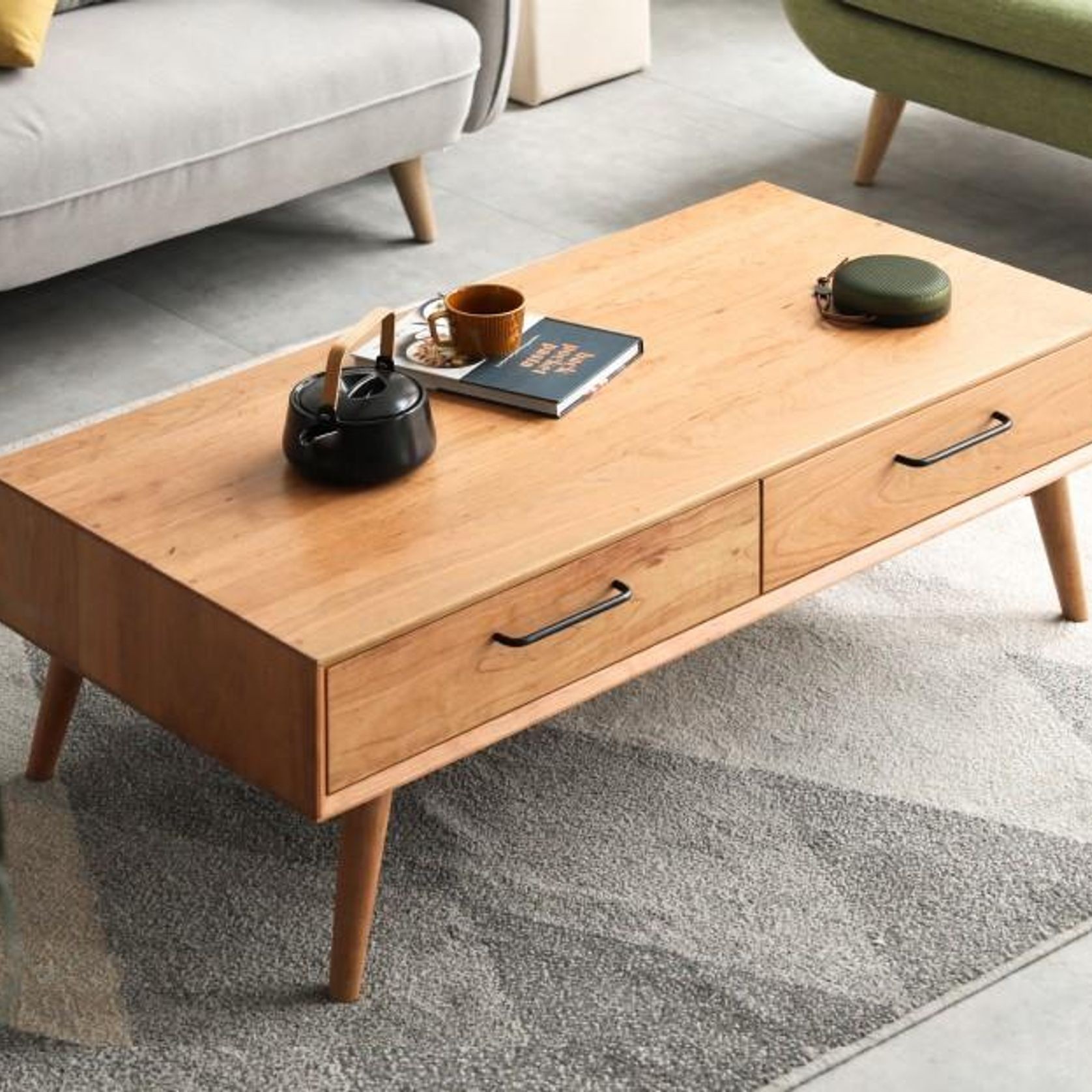 Prunus Solid Cherry Large Coffee Table gallery detail image