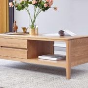 Seattle Natural Solid Oak Coffee Table gallery detail image