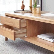 Seattle Natural Solid Oak Coffee Table gallery detail image