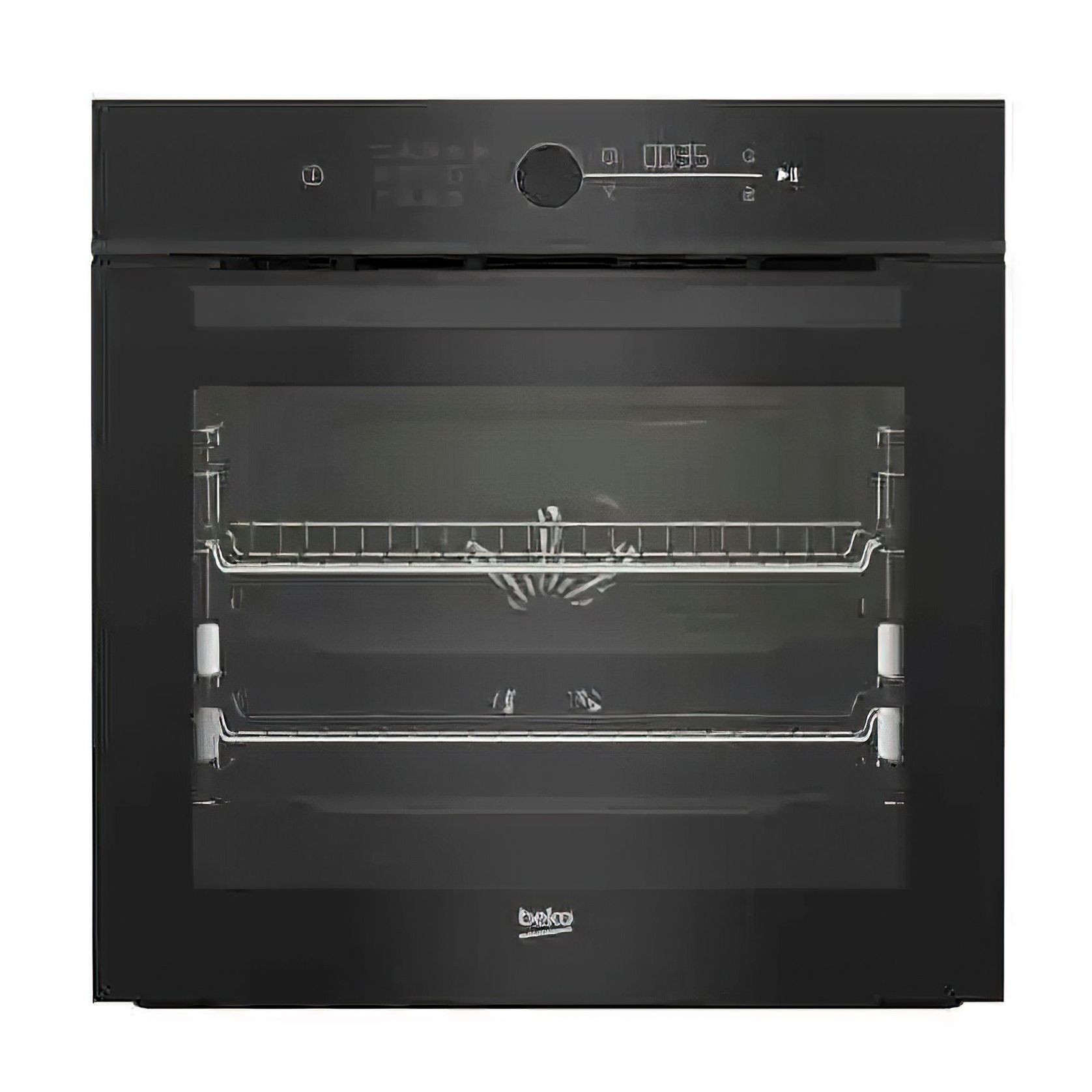 Beko 60cm Multifunction Pyrolytic Oven - Black gallery detail image