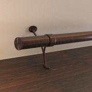 Premium Bar Foot Rail Kit | Flush End Cap gallery detail image