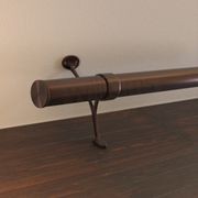 Premium Bar Foot Rail Kit | Flush End Cap gallery detail image