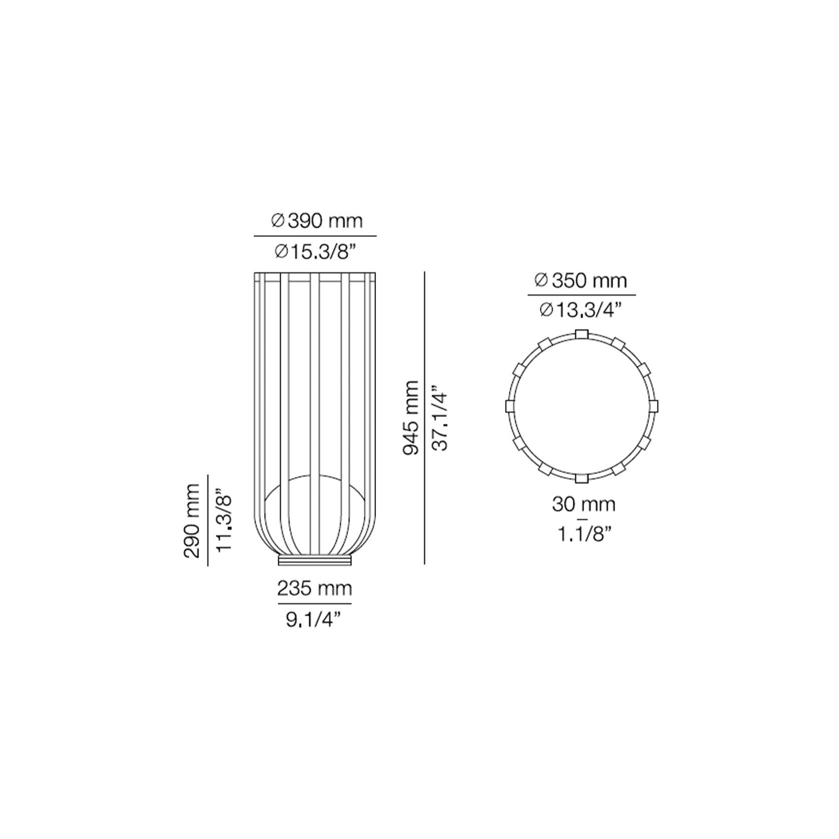 Bols Tall Outdoor Floor Lamp gallery detail image
