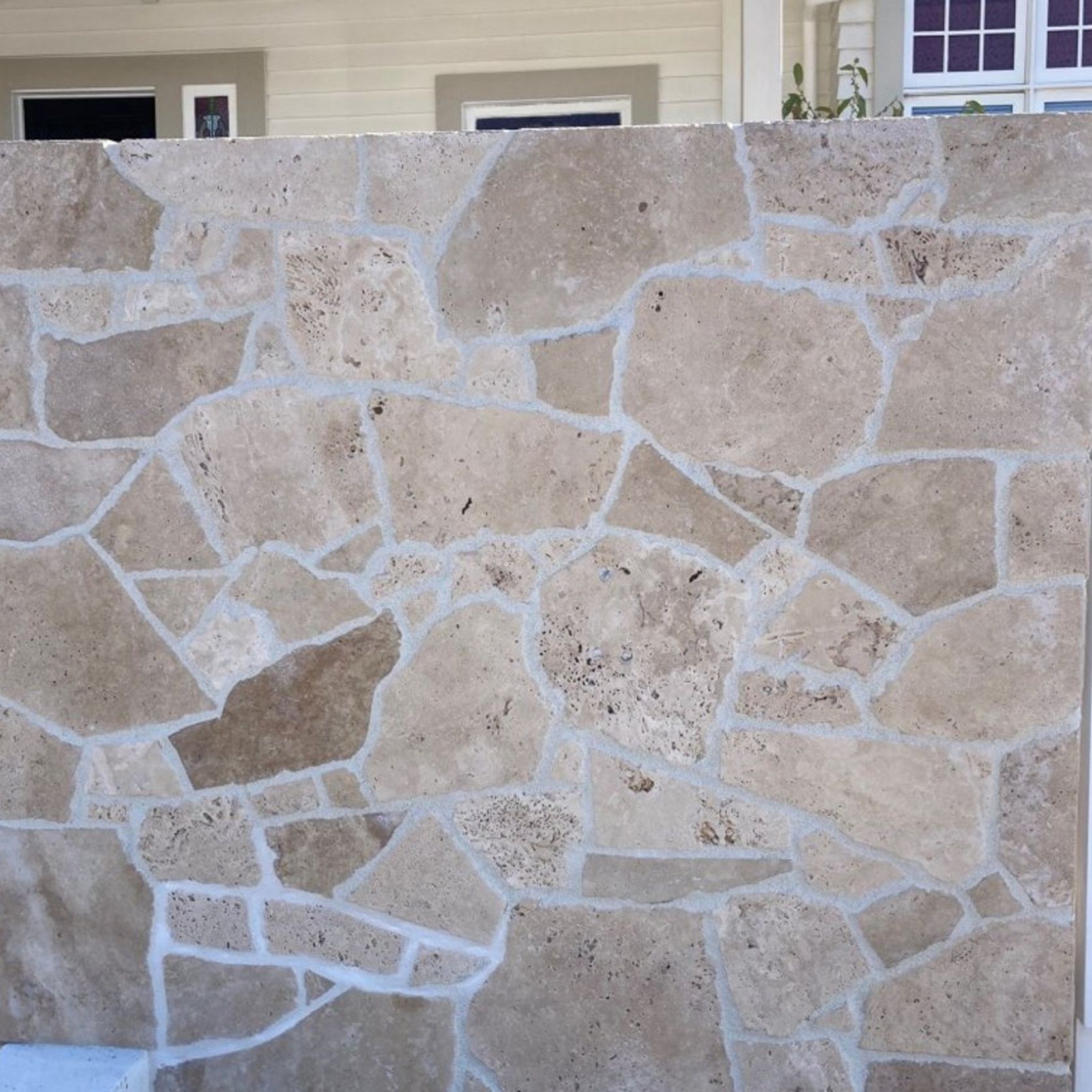 Classic Travertine Crazy Paving