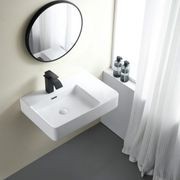 Glide Care Wall Hung Ceramic Basing Left Hand Bowl gallery detail image