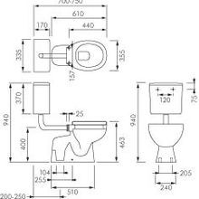 RAK Bella Accessible Link Toilet Suite gallery detail image