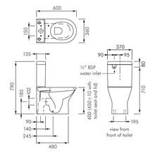 Resort Vandal Resistant Rimless Wall Faced Toilet Suite gallery detail image