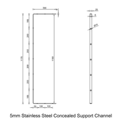 Corian Urinal Divider gallery detail image
