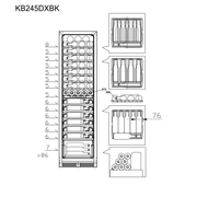 Atelier Duo - 1775mm High Sleek Dual Zone Refrigerator gallery detail image