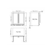 750mm Wide Under Bench Dual Zone gallery detail image