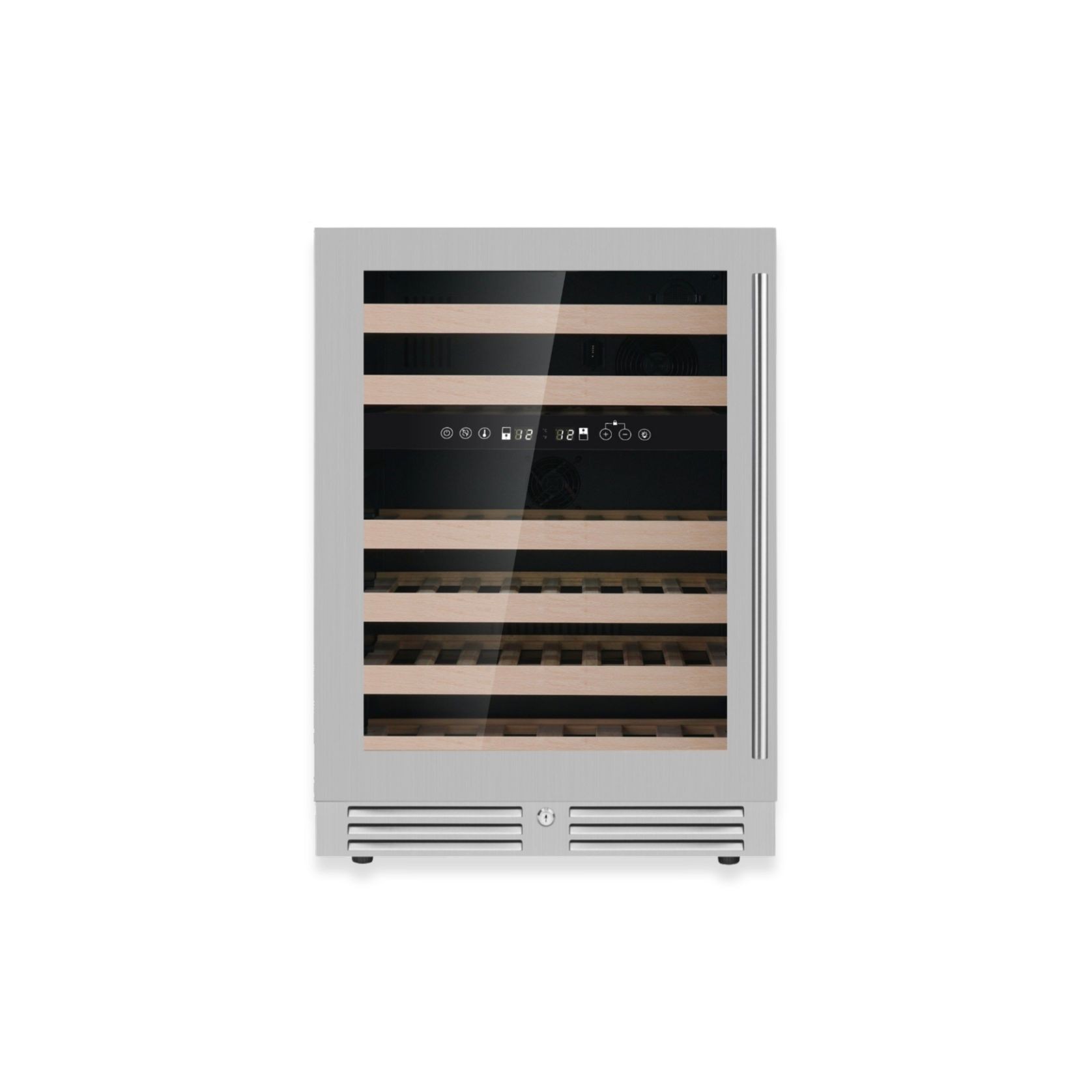 820mm Height Under Counter Glass Door Dual Zone gallery detail image