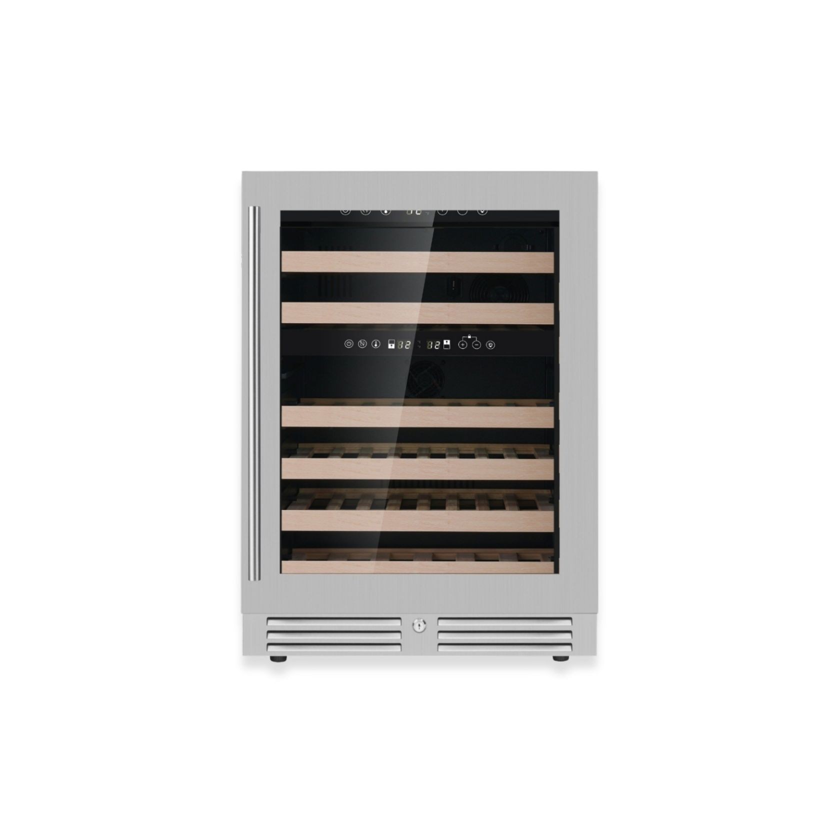 820mm Height Under Counter Glass Door Dual Zone gallery detail image