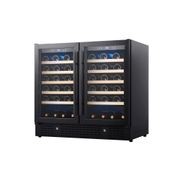 900mm Wide Under Bench Dual Zone Wine Fridge gallery detail image