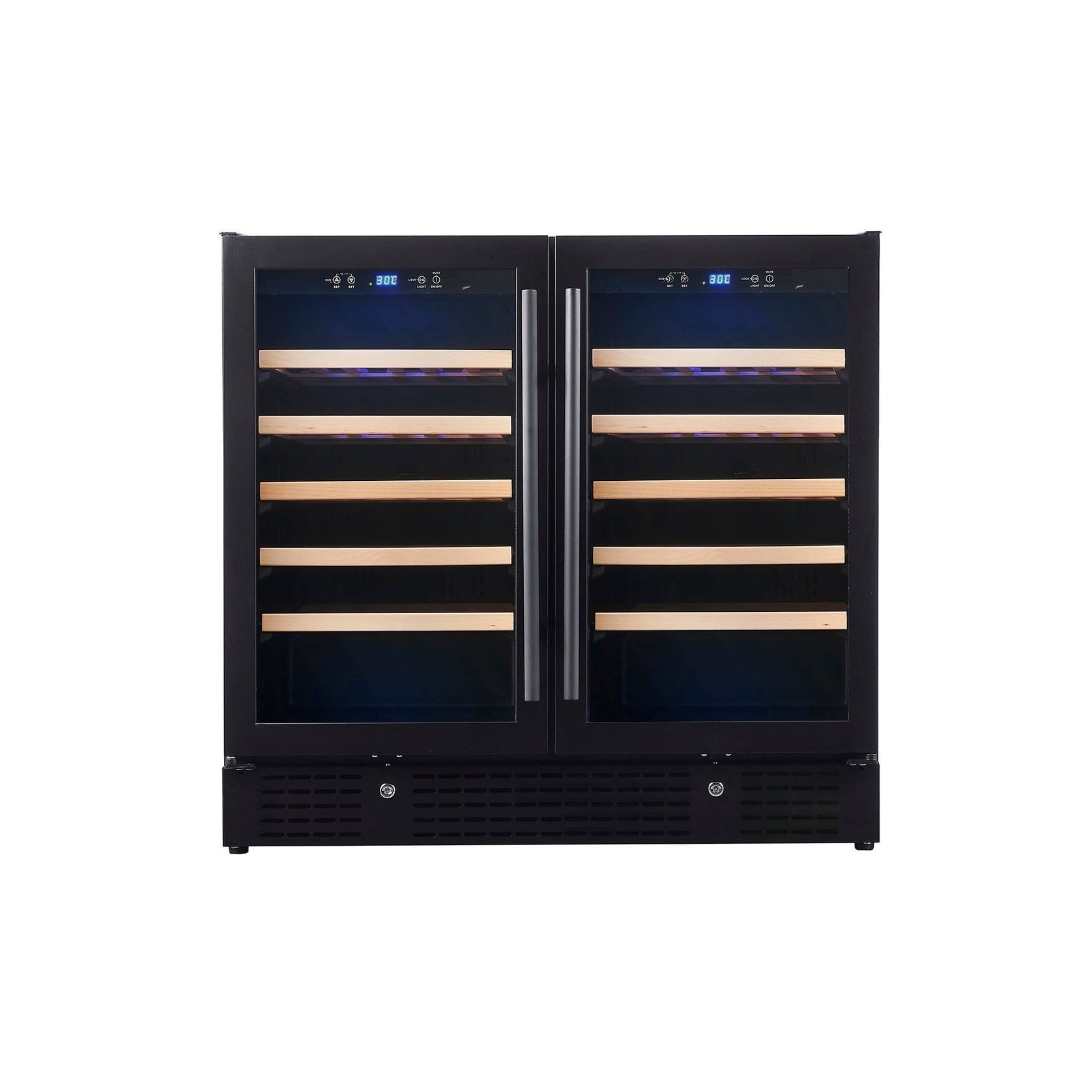 900mm Wide Under Bench Dual Zone Wine Fridge gallery detail image
