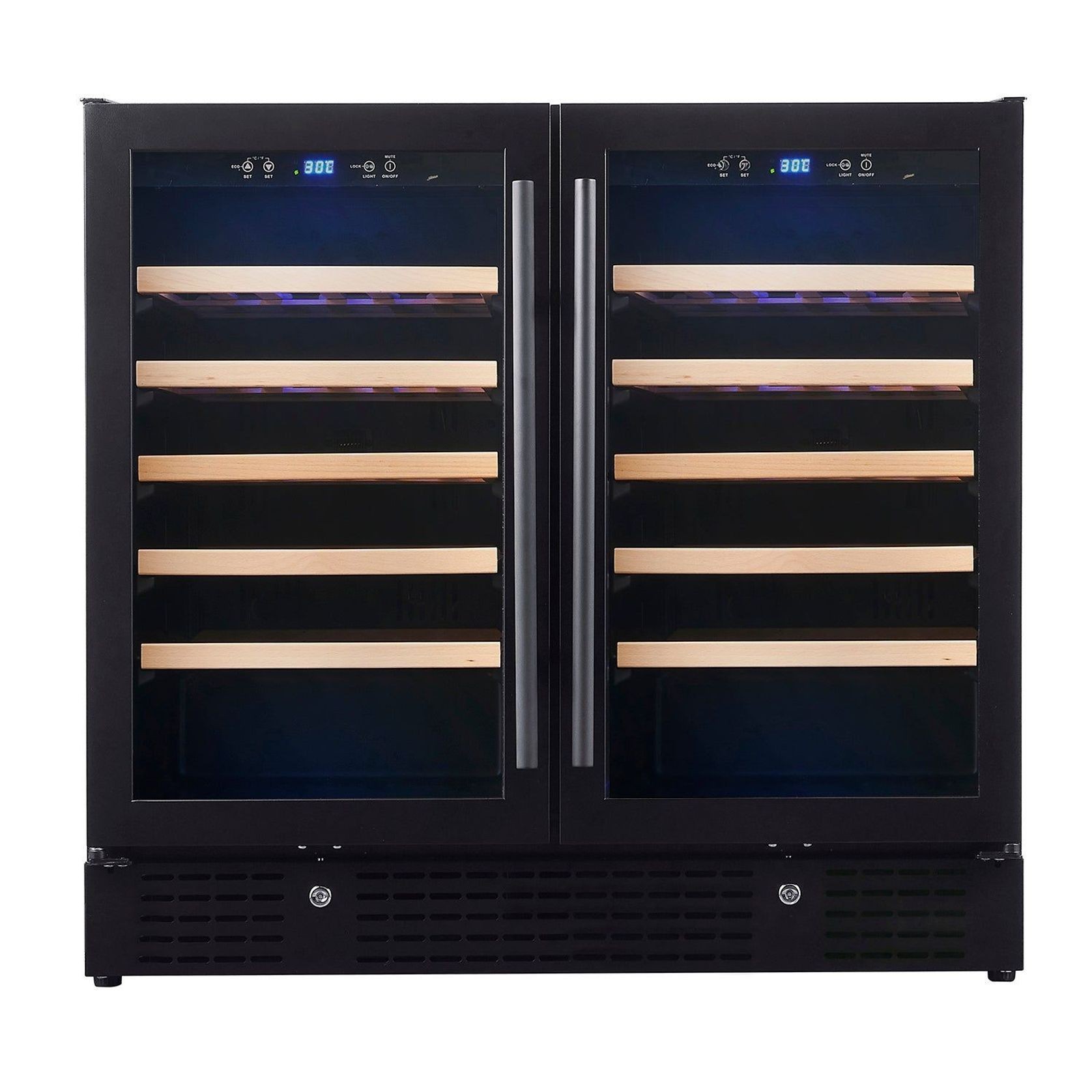 900mm Wide Under Bench Dual Zone Wine Fridge gallery detail image
