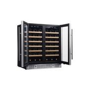 900mm Wide Under Bench Dual Zone Wine Fridge gallery detail image