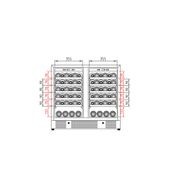 900mm Wide Under Bench Dual Zone Wine Fridge gallery detail image