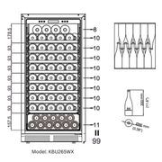 1200mm Height Upright Single Zone Wine and Beer Combo gallery detail image