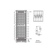 1800mm Height Upright Low-E Glass Door Dual Zone gallery detail image