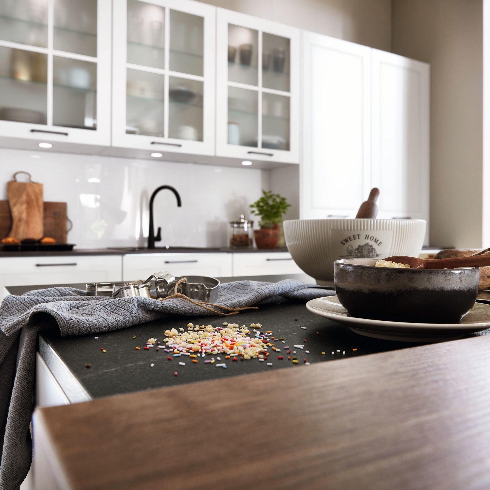 Nordic Traditional Lacquered Kitchen Cabinetry gallery detail image