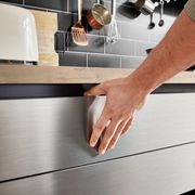 iNox Lacquered Steel-Look Kitchen Cabinetry gallery detail image