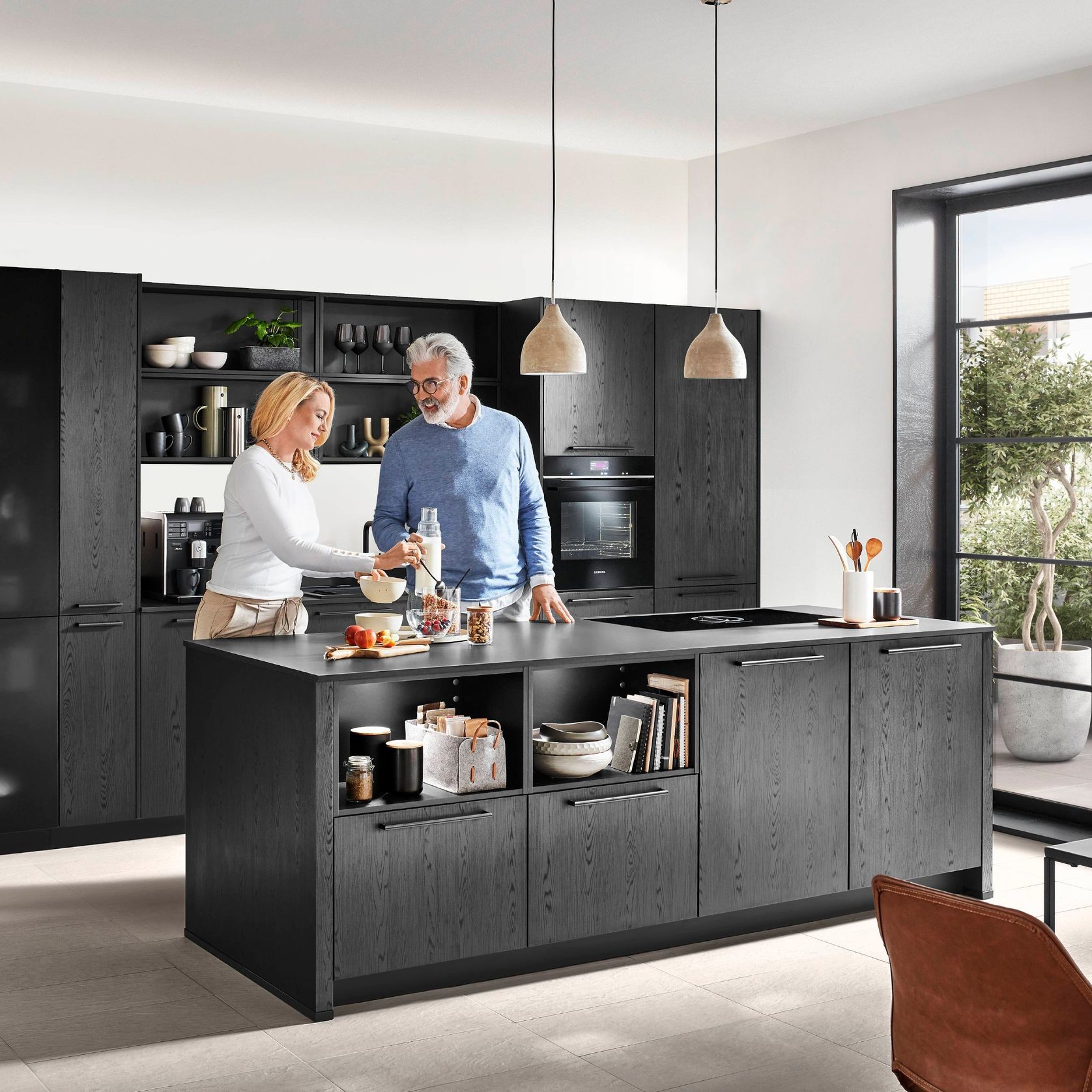 Structura Nero Oak Laminate Cabinetry gallery detail image