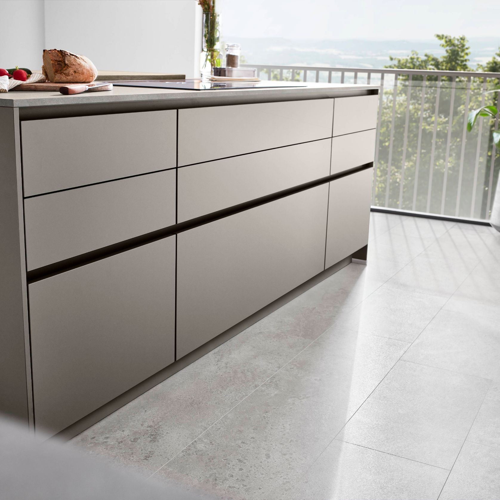 Riva Concrete Reproduction Kitchen Cabinetry gallery detail image