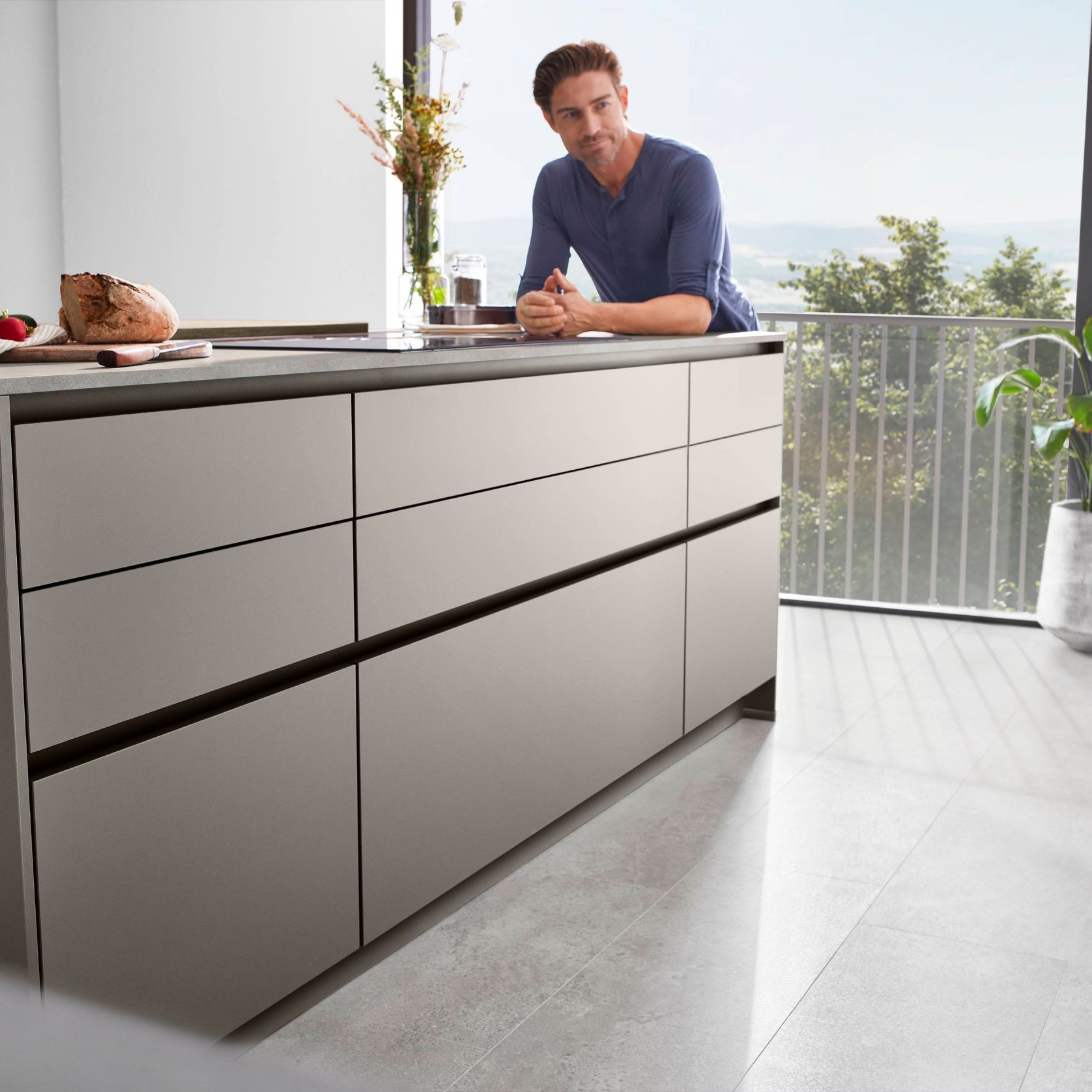 Riva Concrete Reproduction Kitchen Cabinetry gallery detail image